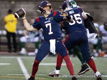 Edmonton Elks' quarterback conundrum no concern for Trevor Harris - Sarnia and Lambton County This Week