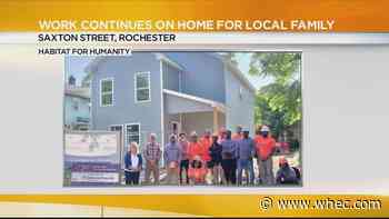 Work continues on home for local family