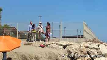 Alba Adriatica, spiaggia di alimentazione: tecnici sulla spiaggia per il collaudo - Abruzzo Cityrumors