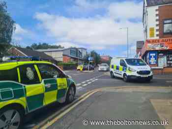 Armed police at Bolton street after reports of a weapon sighting