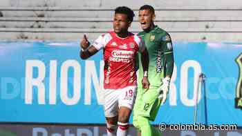 Santa Fe deja escapar la victoria e iguala ante Águilas Doradas - AS Colombia