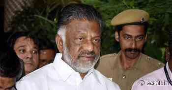 Coronavirus: O Panneerselvam admitted to hospital after testing positive - Scroll.in