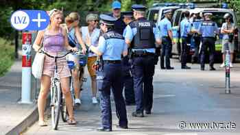 Polizei kontrolliert Radverkehr in Markkleeberg - Leipziger Volkszeitung