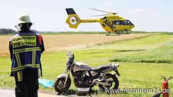 Biker (40) aus Rosenheim bei Unfall in Tuntenhausen schwer verletzt