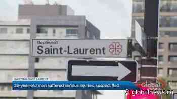 24-year-old man shot outside a bar on Saint-Laurent Boulevard: Montreal police - Global News