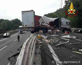 Tir contro le barriere dell'A4, chiusa autostrada a Monfalcone - Il Goriziano