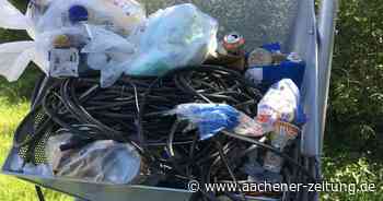 Abfalltonne missbraucht: Der Wurfmülleimer in Alsdorf ist schon wieder abgebaut - Aachener Zeitung