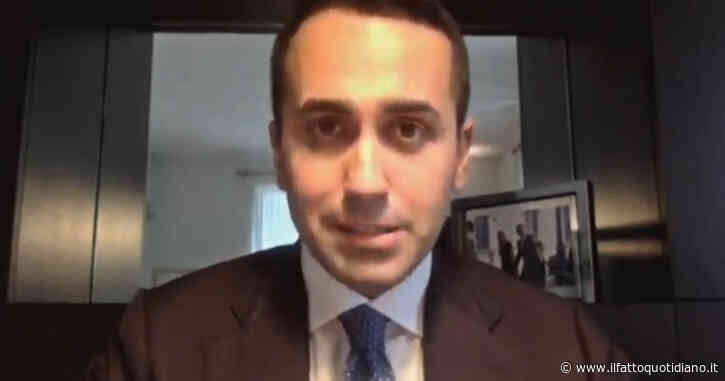 Di Maio: “Senza governo Draghi saltano tetto al gas europeo, superbonus e riforme del Pnrr”