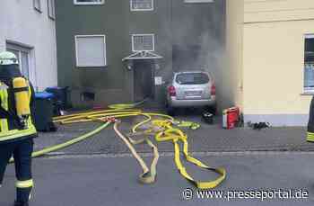 FW-DT: Kellerbrand - 17 Personen betroffen