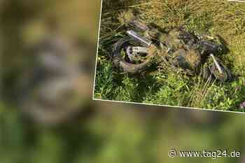 Unfall in Simmerath: Motorradfahrer wird beim Überholen angefahren und landet im Graben - TAG24