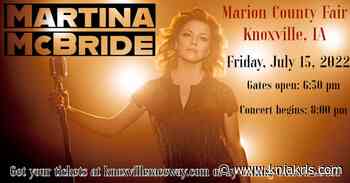 Martina McBride to Perform Tonight at The Marion County Fair - KNIA KRLS Radio