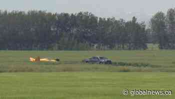 2 men dead after plane crash near Didsbury, Alta. - Global News