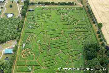 York's 15-acre maze cut into 'world's largest' Lego minifigure - Dudley News