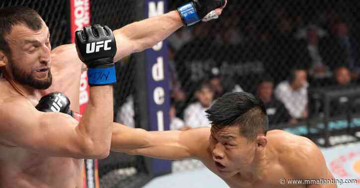 UFC Long Island video: Li Jingliang crushes Muslim Salikhov with brutal right-hand knockout