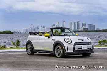 One off MINI Cooper SE Convertible EV unveiled