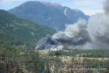 Day one: Wildfire sparks near Lytton, possibly 3 structures lost - Abbotsford News