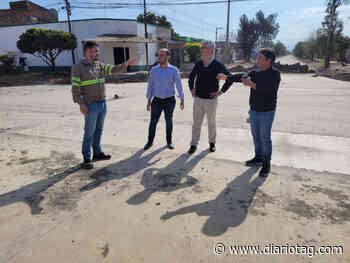 Vialidad Provincial continúa con los trabajos de pavimento en General San Martin - Diario Tag
