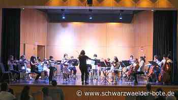 Abschluss mit Picknick - Junge Orchester musizieren auf dem Longwy-Platz in Nagold - Schwarzwälder Bote