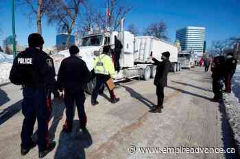 Winnipeg trucker protest cost police nearly half a million dollars: document - Virden Empire Advance