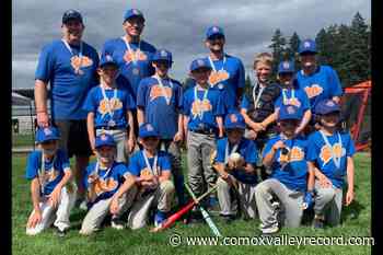 Comox Valley tadpole Jets third at regional baseball championships - Comox Valley Record