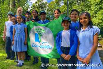 Wensley Fold Academy pupils celebrate Eco-Schools Green Flag award