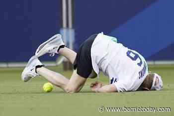 Ouch! Actor Cranston hit by liner at All-Star celeb softball - BarrieToday