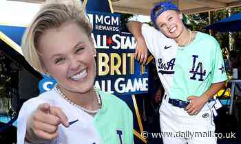 JoJo Siwa has a blast as she participates in MLB All Star Celebrity