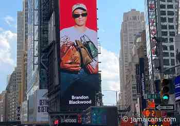Jamaican-American Designer Brandon Blackwood Featured on a Billboard in New York Times Square - Jamaicans.com