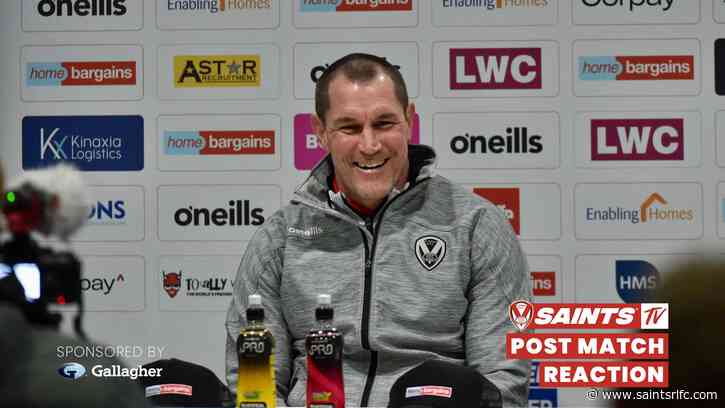 Saints TV: Woolf reacts to unbelievable defensive victory over Giants - St.Helens RFC - St.Helens R.F.C.