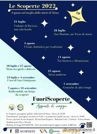 A SPASSO D'ESTATE NELLA STORIA DI SIENA CON LE SCOPERTE - oksiena.it