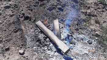 Feuerwehr löscht Grillfeuer - Einsatz im Rötenberger Gewann Sonnäcker - Schwarzwälder Bote