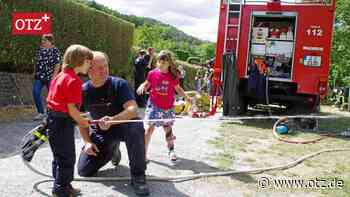 Beim Kleingartenfest am Jenaer Mönchsberg kam die Feuerwehr zweimal
