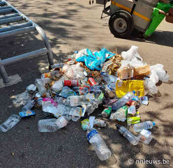 Zwerfvuil Mol : 'Jammer! Deze 'buit' op het skatepark en toch twee vuilnisbakken vlakbij' - Nnieuws.be