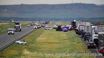 Sandsturm verursacht Massenkarambolage in Montana