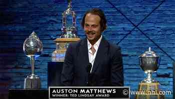 Matthews of Maple Leafs wins Ted Lindsay Award - NHL.com