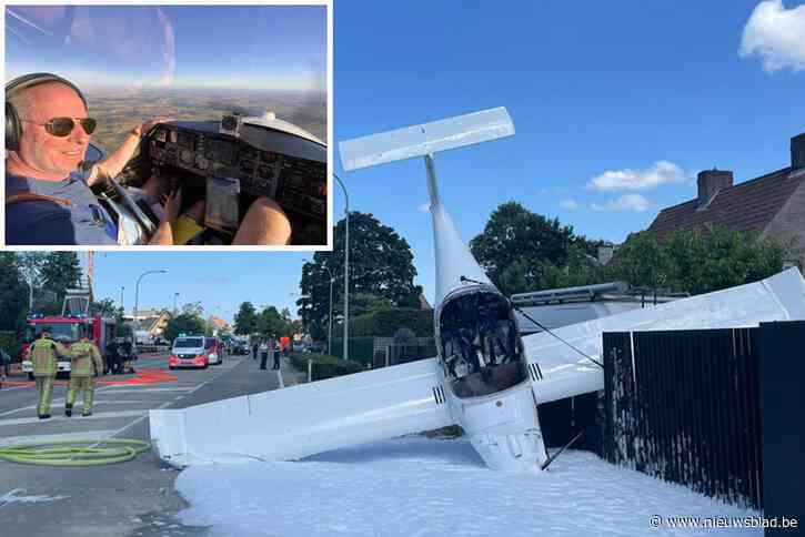 Piloot reageert voor het eerst op spectaculaire noodlanding in Brugge: “Ik ben geen enkel moment bang geweest”