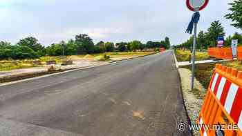 Bau der Zufahrt zum Geiseltalsee-Hafen Braunsbedra: Sechs-Millionen-Projekt geht voran - Mitteldeutsche Zeitung