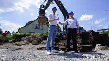 Bau der neuen Russiker Sporthalle hat begonnen - Züriost