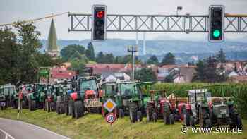 Teil des Bahnprojekts Stuttgart 21: Bauern demonstrieren gegen Bau des Pfaffensteigtunnels - SWR Aktuell