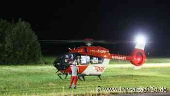 Rettungseinsatz mit Luftunterstützung aus München bei Heldenstein