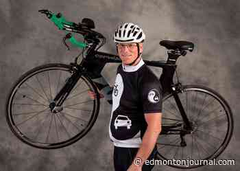 Pedalling from Edmonton to Manitoba to raise funds for PSTD service dog program