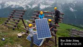 Pragmatismus bei den Grünen: Solaranlagen auch in den Alpen - Neue Zürcher Zeitung - NZZ