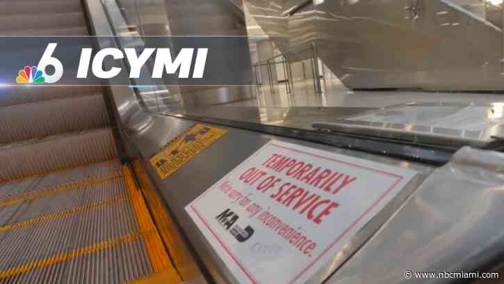 ICYMI: Accusations of Sabotage Emerge in MIA Escalator Contract Dispute, How to Watch the Parkland Gunman's Death Penalty Trial