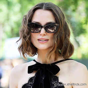 Keira Knightley Just Wore The Sexiest Black Velvet Lace Dress At Paris Fashion Week—We’ve Never Seen Her Look Better! - SheFinds