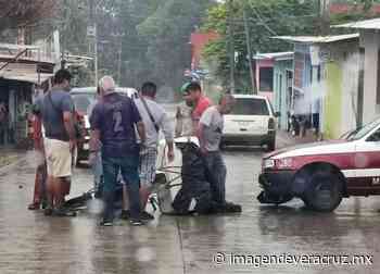 Taxista se lleva de corbata a motociclista en Misantla - Imagen de Veracruz