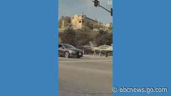 WATCH:  Small plane makes emergency landing at intersection