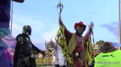 Fans celebrate Meow Wolf night at NM United game