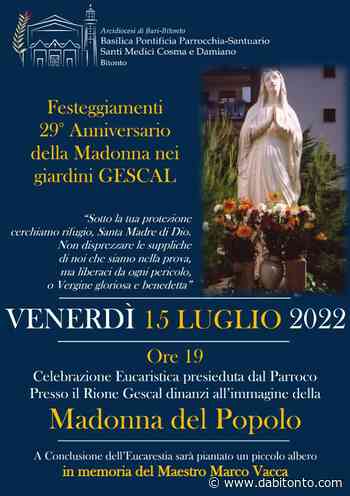 Rione Gescal, piantato un albero in ricordo dell'indimenticabile Maestro Marco Vacca - da Bitonto