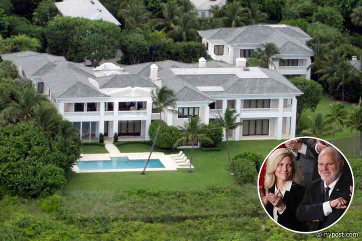 Rush Limbaugh's widow looking to sell Florida mansion for $175M - New York Post