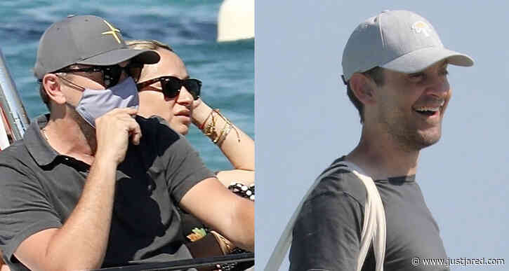 Leonardo DiCaprio Goes for Boat Ride in Saint-Tropez with Tobey Maguire & Ex-Wife Jennifer Meyer